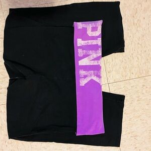 PINK Foldover Yoga Capri